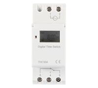Culnflun Thc 30a Digital Thimer Stit, Programmable Electronic Time Control Contrut Industrial Grade Chip Plucut Chiming Backup Street-Lils Lignes Signaux Admernisse (12V)