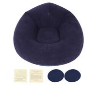 Culnflun Ultra Soft Soft Softable Sofa Sofa Chite Salon Pliable Portable pour dortoir de Camping extérieur Pique-Nique Bleu 43.3x43.3x31.5in
