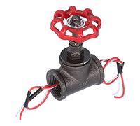 Culnflun Vanne de lumière Steampunk, interrupteur de lumière rotatif à vanne d'arrêt de 3 à 4 pouces avec fil électrique pour lampes Steampunk, lampes de table, décoration de la ma