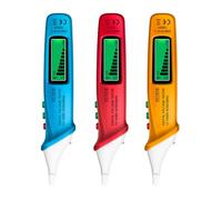 Culnflun VC1018 Testeur de tension numérique Tester non Multifonction Tester 12V 1000V AC Détecteur de tension avec une alarme lumineuse de tonalité pour les électric (Bleu)