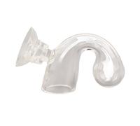 Culnflun Vérificateur de chute de CO2 en verre, moniteur de CO2 à longue action avec ventouse, affichage intuitif à code couleur, conception de précision à large canal,