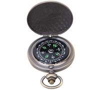 Culnflun Vintage Portable en Alliage de Zinc Flip Outil de Navigation extérieure de Montre à Boussole pour Le Camping Randonnée Aventure Aventure Enthousiasme Gold Silver Color 6x4