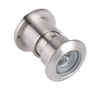 Culnflun Visionneuse de porte grand angle, caméra de jumeau de 28 mm avec couvercle d'intimité lourde Chrome Bromé Brome Viewing Angle Trou pour Home Hotel Hardware and Locks (Brossé)