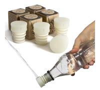 CuloClean Bidet Portable (4PCS) - Hygiène Intime en Randonnée, Trekking & Camping - Alternative au Papier Toilette - S’adapte à la Plupart des Bouteilles Plastique (Fluorescent)
