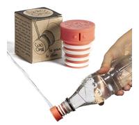 CuloClean Bidet Portable. Bidet de Voyage. Le bidet portable le plus discret. Compatible avec n'importe quelle bouteille en plastique. Portatif, hygiénique, bebe, amovible (1pcs, Corail)