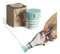 CuloClean Bidet Portable - Hygiène Intime en Randonnée, Trekking & Camping - Alternative au Papier Toilette, Plus Propre et Confortable - S’adapte à la Plupart des Bouteilles Plastique (Aigue-marine)