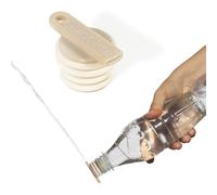 CuloClean Ultralight Desert (6 g) bidet portable voyage, backpacking, randonnée et camping - 30 % d’eau en moins - compatible avec la plupart des bouteilles plastiques (1 pièce sable blanc)