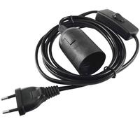 Culot E27 Eurolite 51100666 avec fiche Euro, avec interrupteur à bascule 230 V 60 W 1 pc(s)