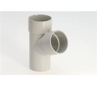 Culotte 67.3° pvc gris, Dév.33 cm Diam.100 mm