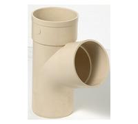 Culotte 67.3° pvc sable, Dév.33 cm Diam.100 mm