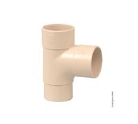 Culotte 87.3° pvc sable, Dév.16 cm Diam.50 mm