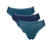 Culotte Ã©chancrÃ©e femme Sloggi Go Crush (x3) Bleu 2XL