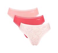 Culotte Ã©chancrÃ©e femme Sloggi Go Crush (x3) Rouge 2XL