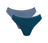 Culotte Ã©chancrÃ©e femme Sloggi Go Sense (x2) Bleu L