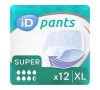 Culotte Absorbante Id Pants Super - Taille Xl - Paquet De 12