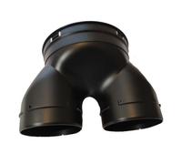 Culotte - ALDES - 125 mm - Raccordement 2 conduits - Diamètre 90 mm - VMC simple flux