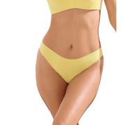 Culotte brÃ©silien Ã©chancrÃ© femme Lisca Pompeya Jaune 42