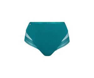 Culotte brÃ©silien Ã©chancrÃ© taille haute femme Lisca Fusion Vert 42