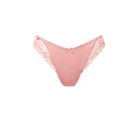 Culotte brÃ©silienne Ã©chancrÃ©e femme Lisca Sugarlace Rose 42