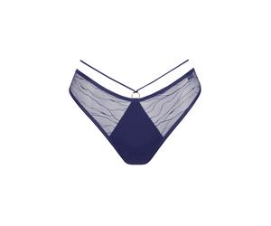 Culotte brésilien échancré femme Lisca Nightscape Violet 42