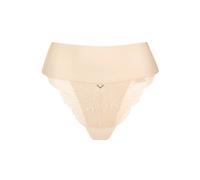 Culotte brésilien échancré taille haute femme Lisca Charisma Beige 40