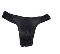 Culotte Control Gaff conçue pour les hommes Crossdressing Aide à couvrir et dissimuler les organes génitaux masculins Parfait aussi bien pour les Crossdresser, Drag Queens (XXL, Black1 T-Back)
