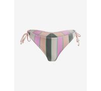 Culotte de bikini Roxy Vista Stripe Tie rose vert orange femme - XS