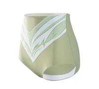 Culotte de compression fluide double couche pour le ventre femme taille haute sans soie bactéricide pantalon en plastique léger pour femme sous-vêtements de graisse, Vert clair., XXL