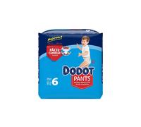 Dodot Couches-culottes Pants T6 Ajustement 360° Anti-fuite 28 unités