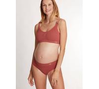 Culotte de grossesse taille basse Zoé CACHE-COEUR terracotta L