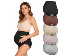Culotte de Grossesse Taille Haute, Enceintes de Sous-vêtements Femme sans Couture, culotte grossesses coton Doux et Respirant Sous-vêtements de Maternité, Calecon Grossesse, Culottes de maternité