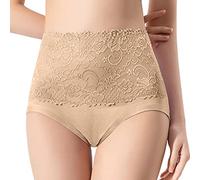 Culotte Dentelle Femme Taille Haute- Culotte Grande Taille Sexy Confortable Respirante Et Élégants Classiques Slips Couleur Unie Doux Coupe Slim Tous Les Jours Décontracté Charme Shorty 2026