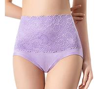 Culotte Dentelle Femme Taille Haute- Culotte Grande Taille Sexy Confortable Respirante Et Élégants Classiques Slips Couleur Unie Doux Coupe Slim Tous Les Jours Décontracté Charme Shorty 2026
