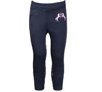 Culotte d'équitation garçon Modèle Pink Pony avec silicone sur les genoux Hkm Sp