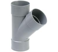 Generique Culotte d'évacuation GIRPI 45° PVC Ø 40 mm Femelle/Femelle NF-E NF-Me