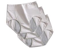 Culotte D'incontinence Urinaire, 3 Pcs Culotte D'incontinence Urinaire Lavable, avec Zone Absorbante Anti-Fuite, Sous-Vêtements Anti-fuites Protection À La Période