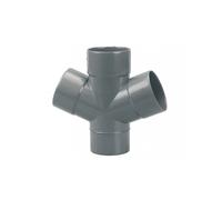 Culotte double parallèle PVC mâle-femelle Ø100 - WAVIN