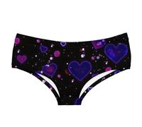 Culotte en Coton Bio Culottes Gainant Maternité Lavable Mettre Accouchement Échancré Velo Voyage Ouvert Lingerie Haut Fausses Trouée des Papillon Maman Classique Marine