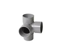 Culotte et embranchement Nicoll UAT18 angle de 87° D100mm en PVC