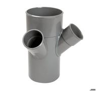 Culotte évacuation - Nicoll - Double équerre - MF - 45° - diamètre100/50