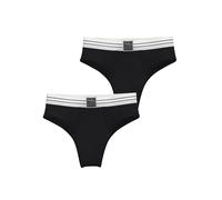 Culotte femme BjÃ¶rn Borg Original Highwaist Brief (x2) Noir S