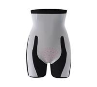 Culotte Femme Coton Jetable Post Accouchement Gainante Jully Mode Taille Haute Culottes Femmes Gaine Ventre Plat Menstruelle Partum pour Slip Invisible Short Gainant Blanche Shorty en Sculptantes