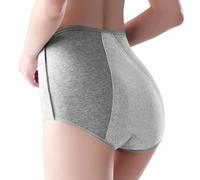 Culotte Femme Coton pour Règles Taille Haute Anti-Fuite, Slip Femme Menstruel Grande Taille, Culotte De Protection Périodique, Hygiénique Confortable