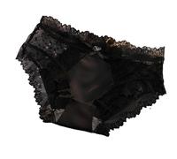 Culotte Femme Coton sans Couture Culotte Dentelle - Lingerie Sexy Coquine Hot Ultra-Fines Confortables Basique Belle Transparente en Maille Et ÉLéGants Classiques