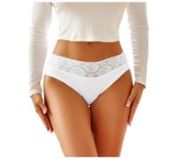 Culotte Femme Coton - Sexy en Dentelle sous-Vêtements Confortables Hipster Sport Extensibles Doux Culotte Slip Sexy Femme en Dentelle Culotte Gainante Femme Midi Slip Taille Basse Hipster