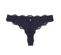 Pomm'poire Lingerie Camille Cerf Tanga IPOMEE - Bleu - 36 - Femme