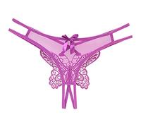 Culotte Femme sans Couture - Culotte Femme Dentelle Basse sans Couture Brodée à Dos Ouvert Confortable et Sensuelle