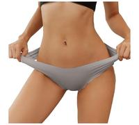 Culotte Femme sans Couture - Lot de 6 Strings Taille Haute Femme Culottes Confortables et Sensuelles en Microfibre Douce sous Les Vêtements