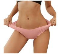 Culotte Femme sans Couture - Lot de 6 Strings Taille Haute Femme Culottes Confortables et Sensuelles en Microfibre Douce sous Les Vêtements