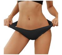 Culotte Femme sans Couture - Lot de 6 Strings Taille Haute Femme Culottes Confortables et Sensuelles en Microfibre Douce sous Les Vêtements